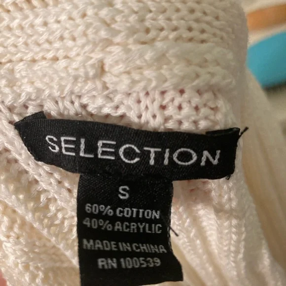 Ivory Off Shoulder Sweater - Picture 10 of 10